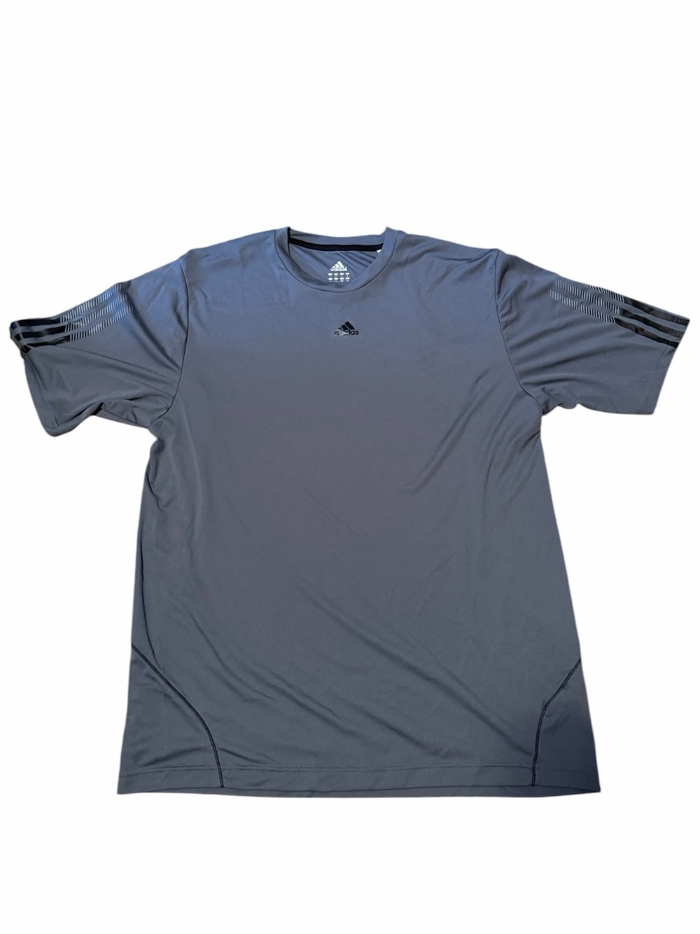 Men’s adidas grey nylon athletic shirt. Size L. GUC